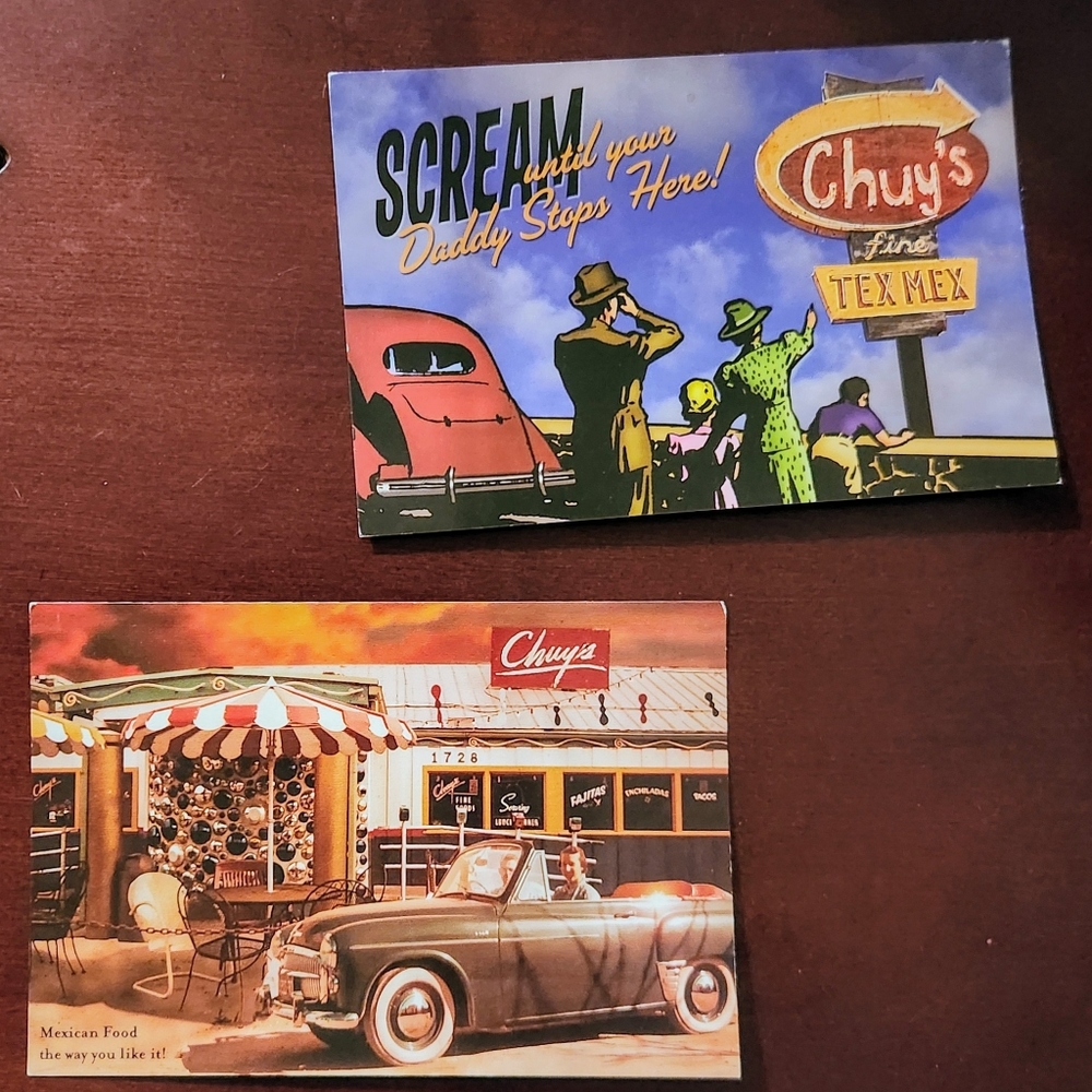 Chuy's Postcard - 2 Cards - Picture 2 of 5